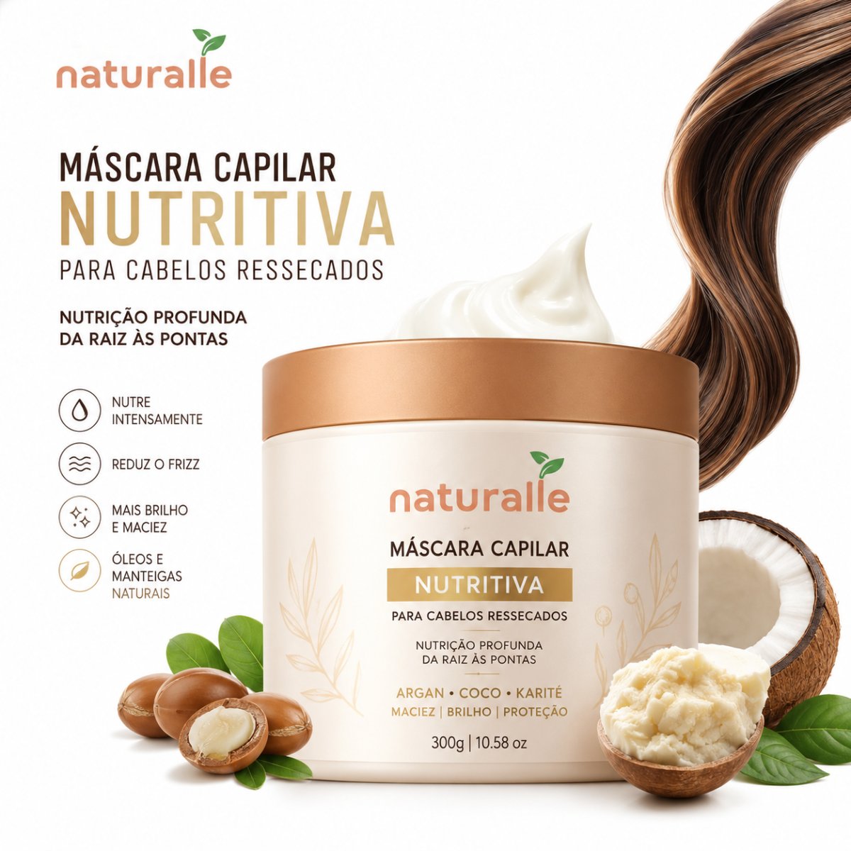 Máscara Capilar Nutritiva para Cabelos Ressecados: Formulação, Ingredientes e Benefícios